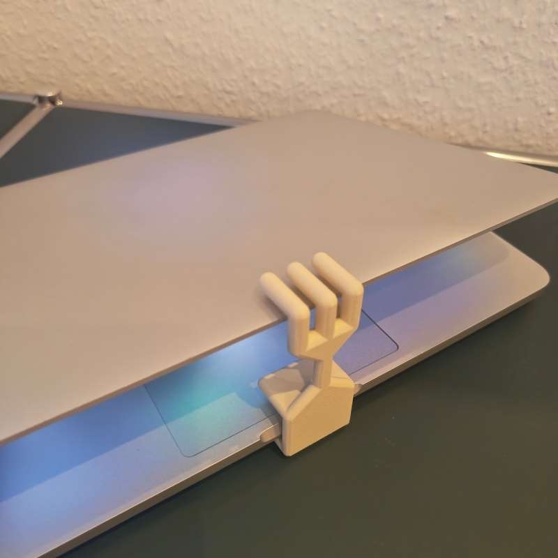 Laptop Accessories Distributor - Creatieve handvormige laptopdekselhouder Notebook-schermsteunbeugel Draagbare koeling