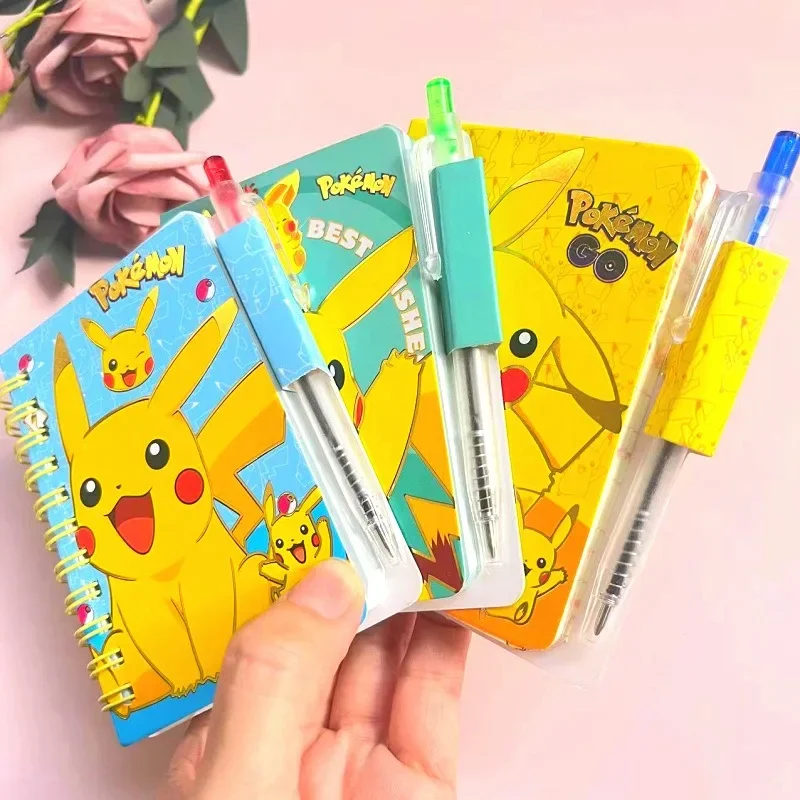 Laptop Accessories Girls - Pokemon Pikachu notitieboekje met pennenset, schattig