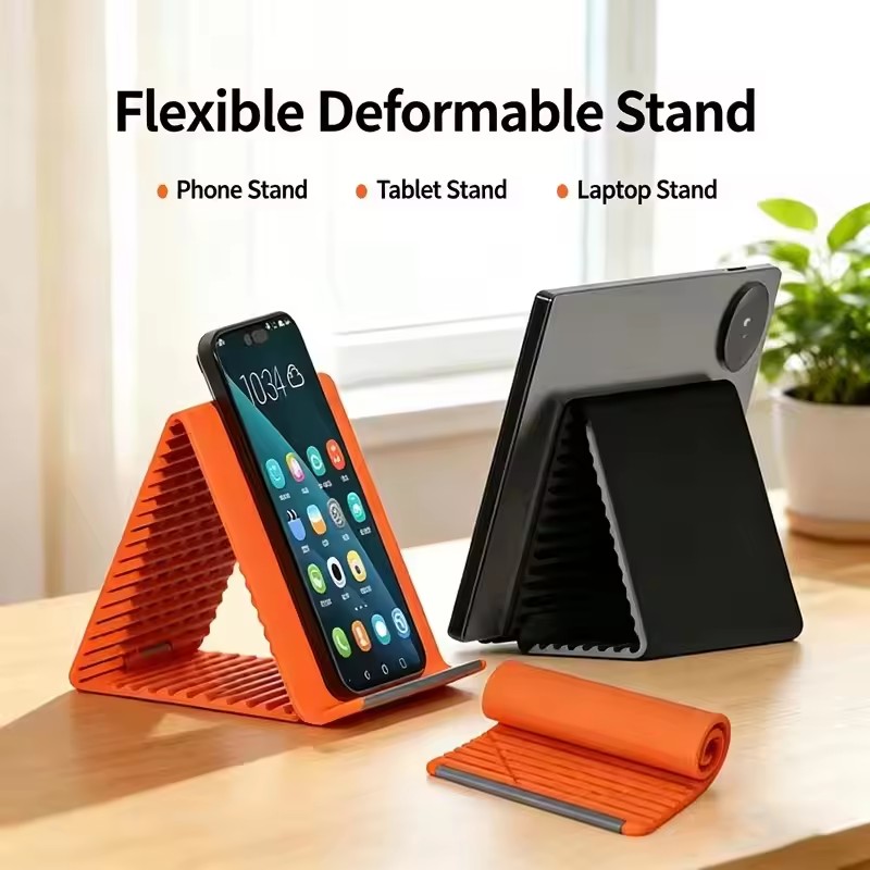 Laptop Accessories Distributor - Luie draagbare telefoonstandaard Siliconen desktop tablet-laptophouder