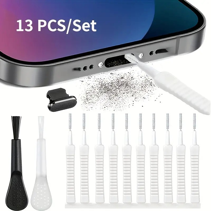 Laptop Accessories Cleaning Kit - 1set Telefoonlader Poortreinigingsset Toetsenbord Stofborstelset Universele
