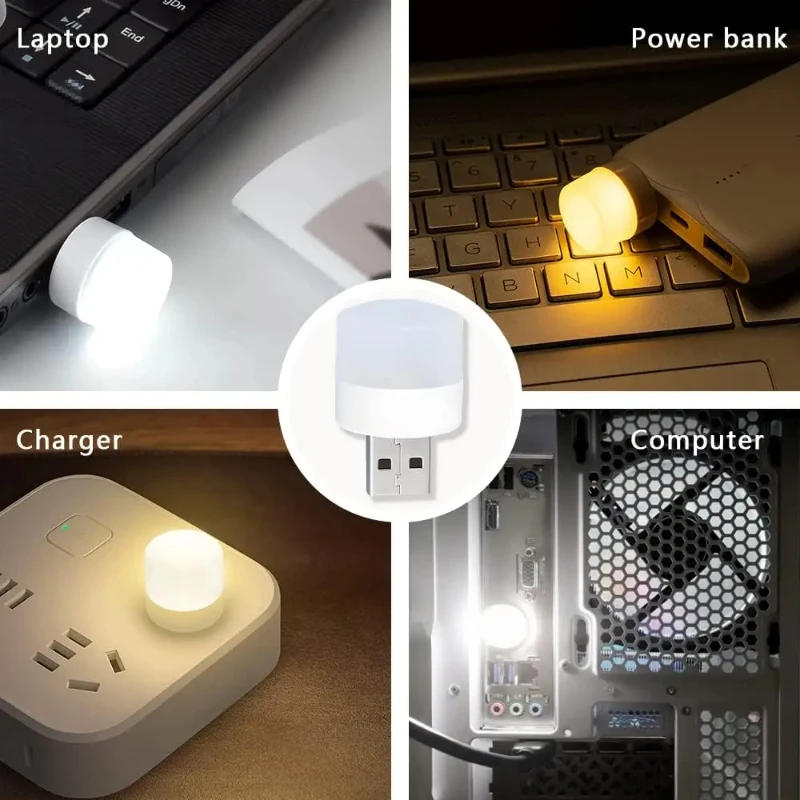 Laptop Accessories Light - Mini USB-nachtlampje Warm wit Oogbescherming Boek