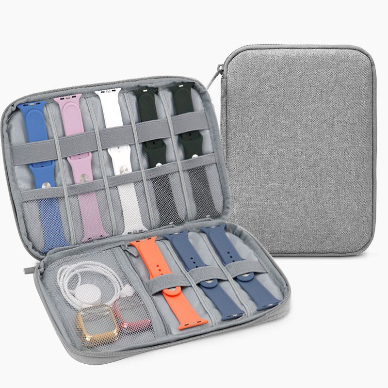 Cable Management Bag - Horlogebanddoos voor Apple Watch-bandje, datakabel, reis-horlogebandje,