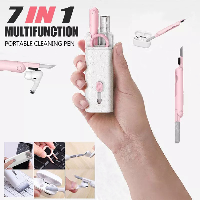 Laptop Accessories Cleaning Kit - 7-in-1 Elektronische Reinigingspen Multitool Reinigingsset Reinigingsborstelset