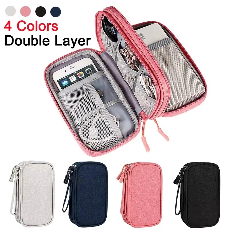 Cable Management Bag - Reiswaterdichte draagtas Elektronica-organizer Draagbare opbergtas met