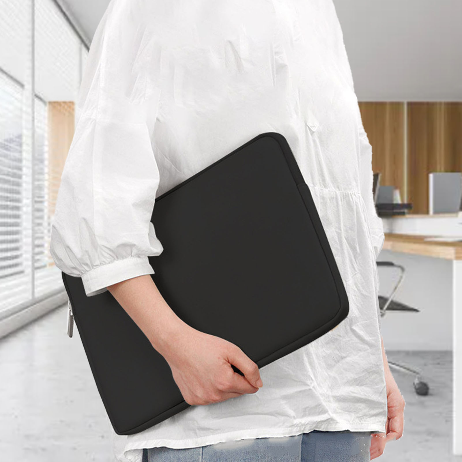 Laptop Sleeve Neoprene - Tablettas Zwart waterdicht neopreen schuim Draagbare