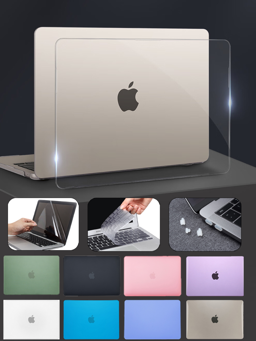 Laptop Accessories 2022 - Crystal Matte Case Voor Macbook Pro