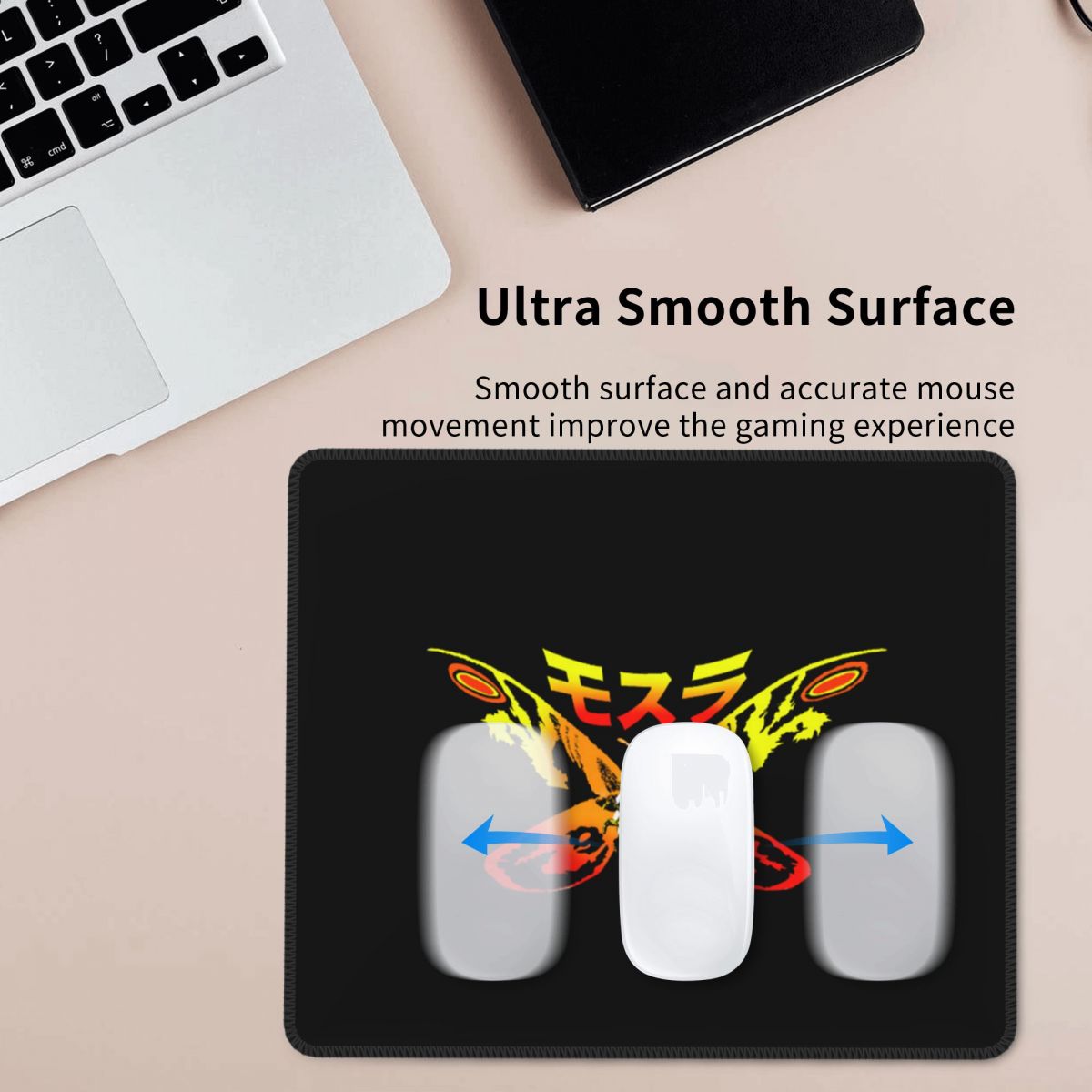 Multi-size muismat Mosura Moth - The Laptop Accessories Exclusive recensie en prijs