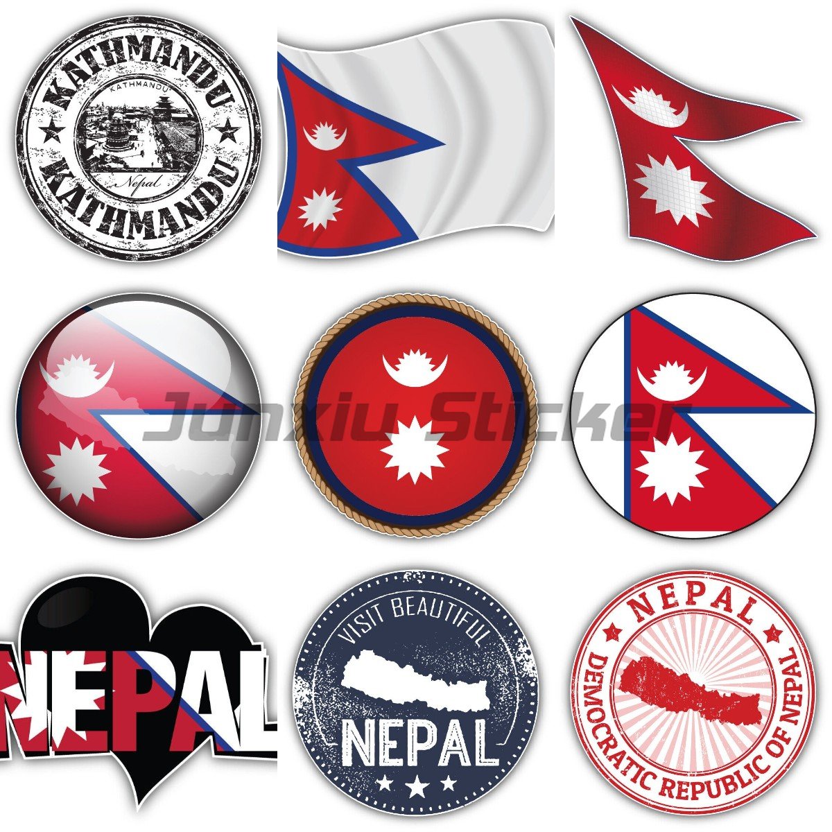 Nepal Vlag Bumper Vinyl Fiets  - Laptop Accessories In Nepal recensie en prijs