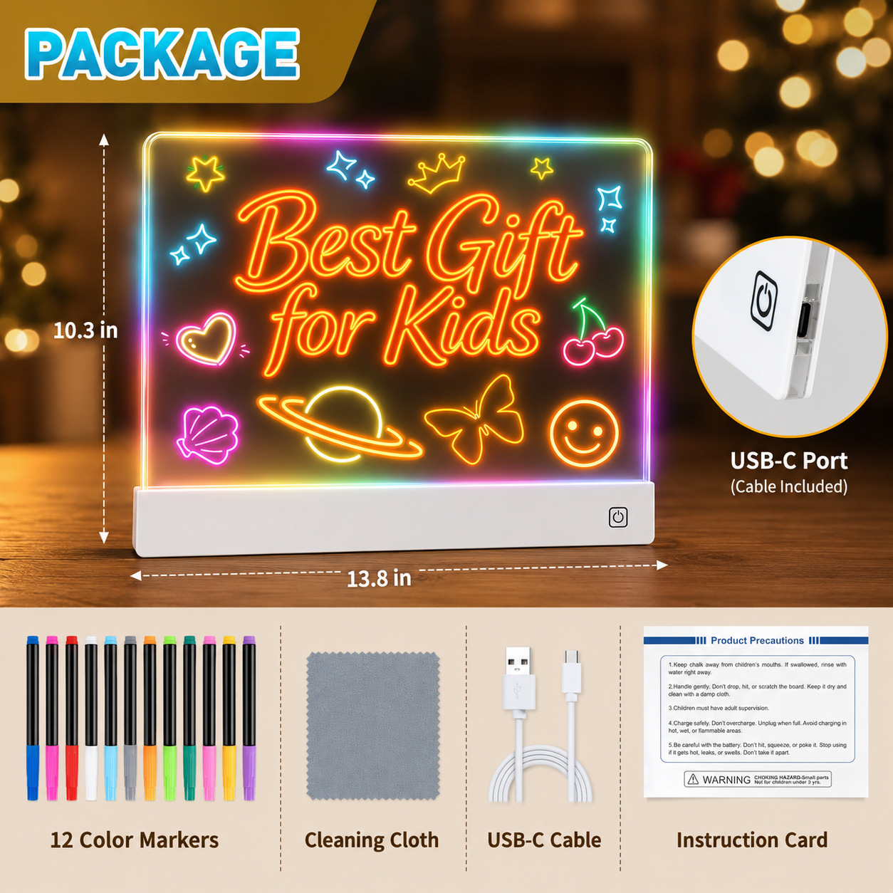LED-notitieblok met aanraakfun - Laptop Accessories Light recensie en prijs
