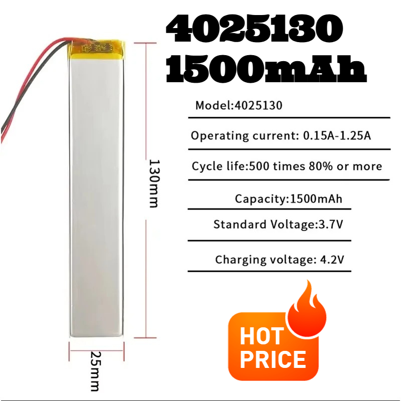 1-10 stuks 4025130 1500mAh 3,7 - Laptop Accessories Light recensie en prijs