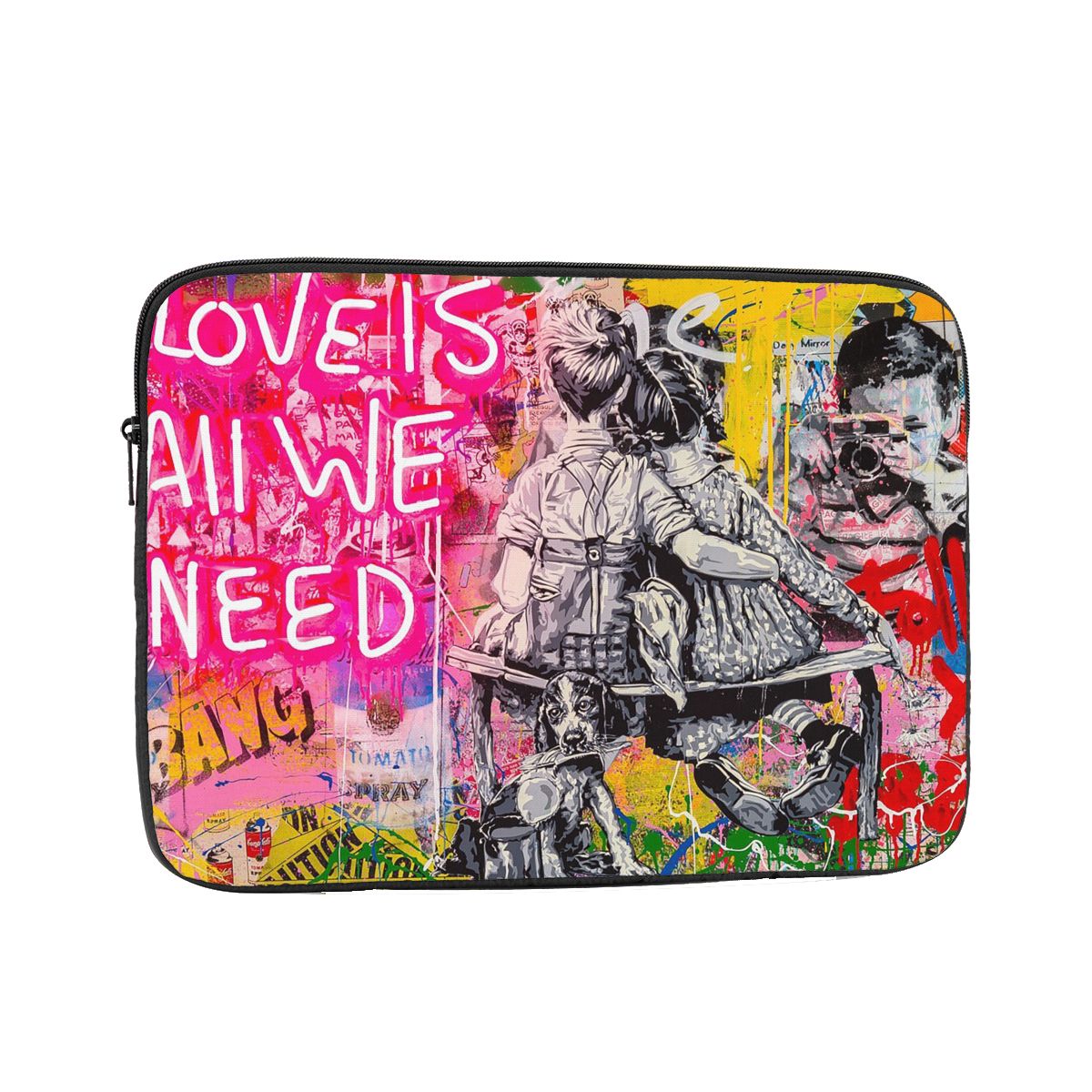 Laptop Liner Sleeve Banksy 12  - Laptop Sleeve Neoprene recensie en prijs