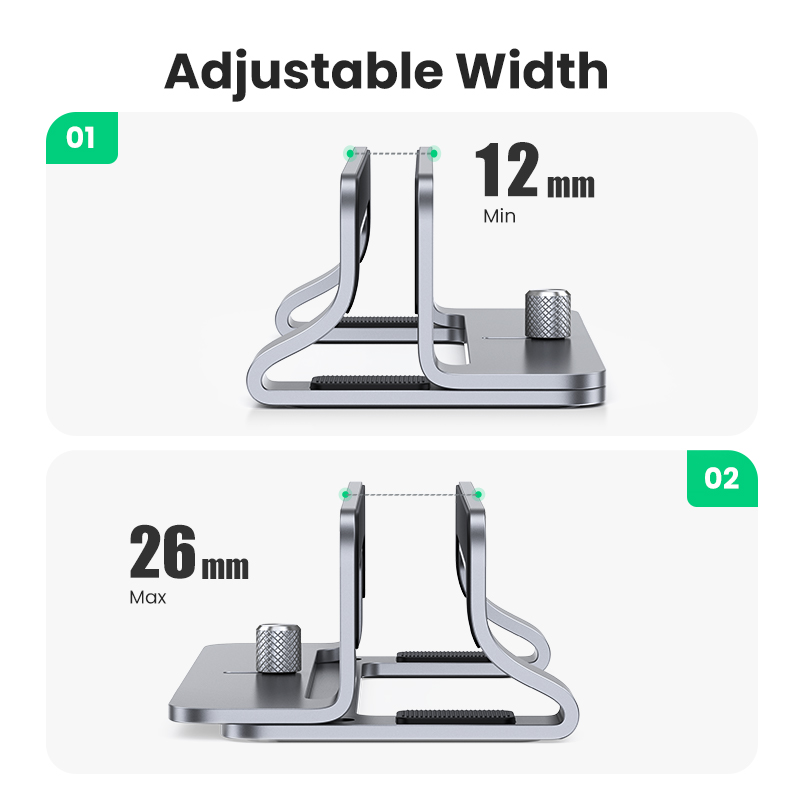 Ugreen Verticale Laptop Stand  - Laptop Accessories Distributor recensie en prijs