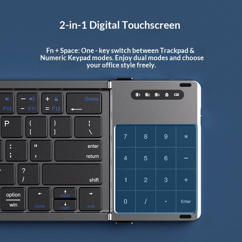 Mengzu Tri Fold draadloos Blue - Laptop Accessories Distributor recensie en prijs