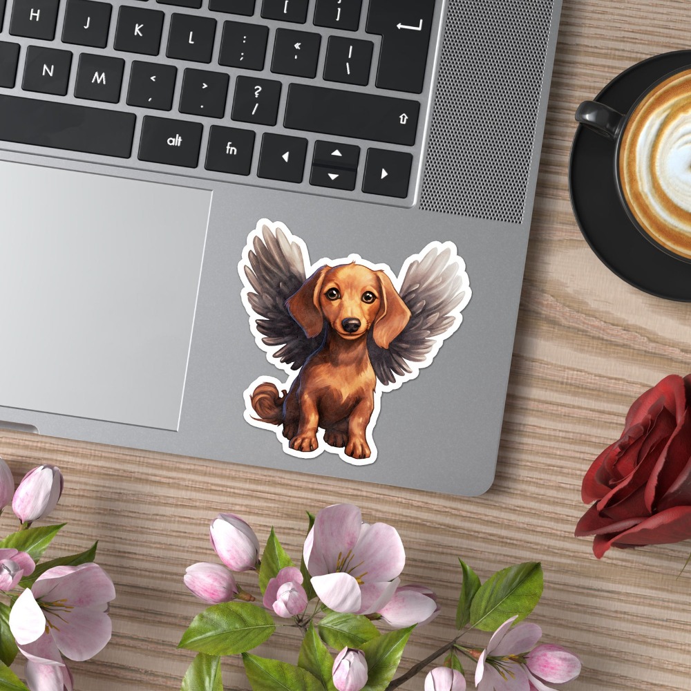 Teckel Angel Vinyl Nieuw Must  - Laptop Accessories You Must Have recensie en prijs