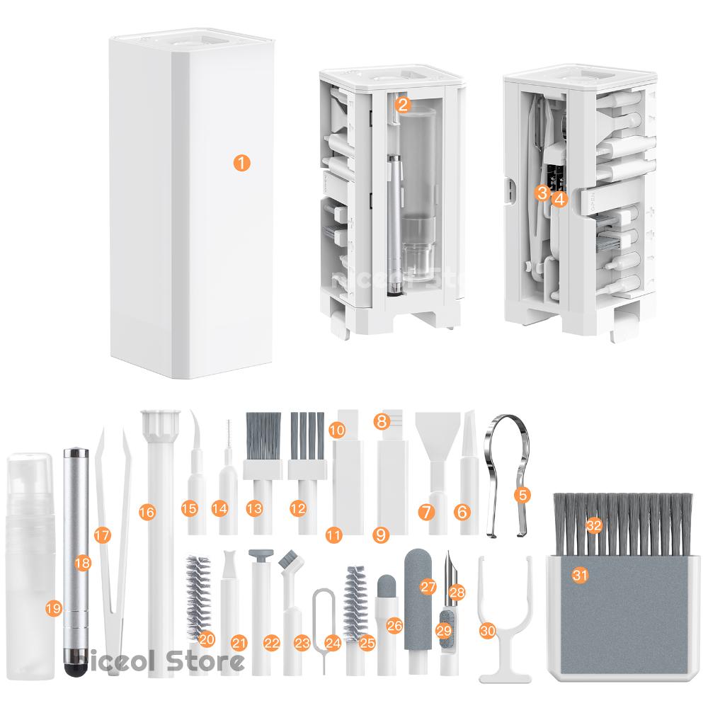 Alles-in-één toetsenbordreinig - Laptop Accessories Cleaning Kit recensie en prijs