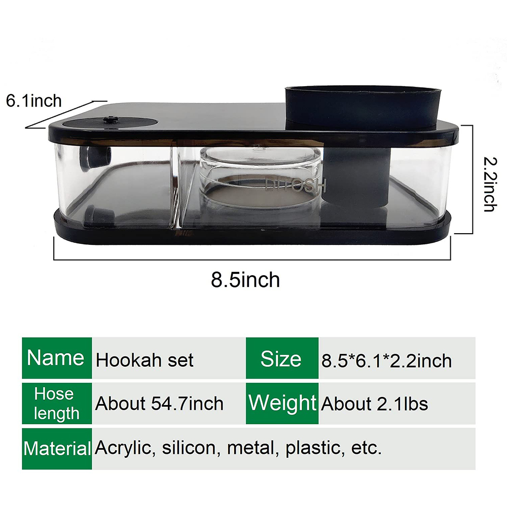 Rechthoek Waterpijp Pijp Set S - Laptop Accessories Light recensie en prijs